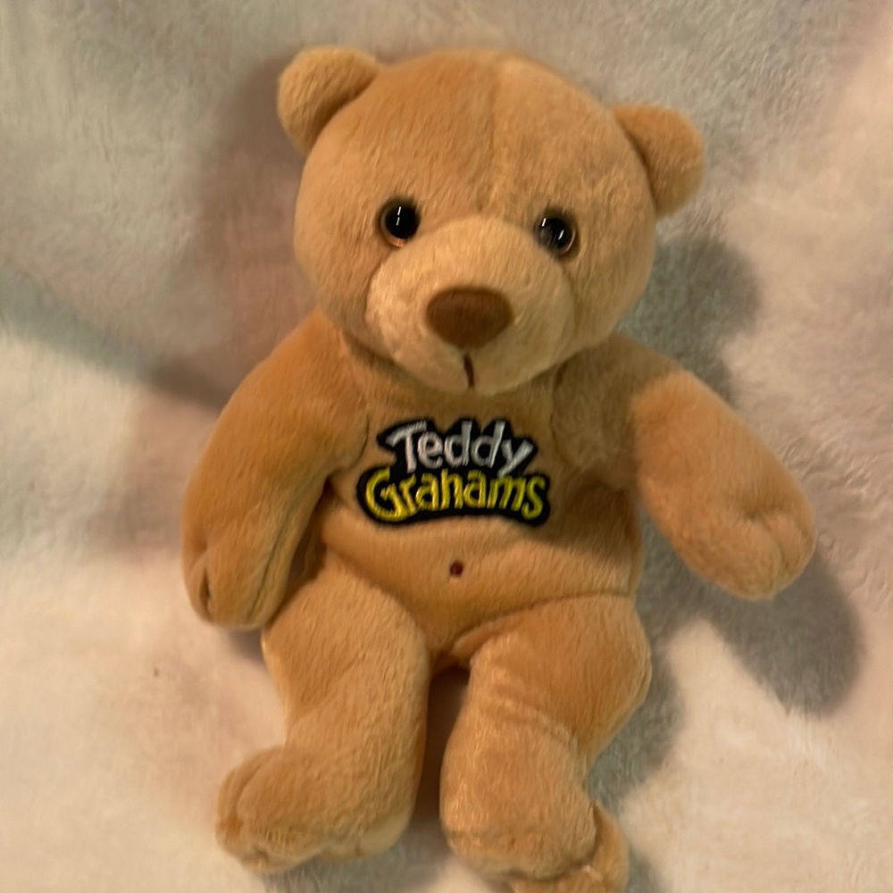 Vintage Teddy Grahams “Yummy Honey” Collectible Bean Plush Bear! Rare!